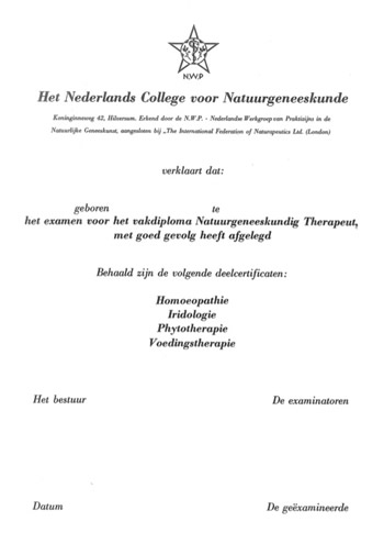 Oud diploma